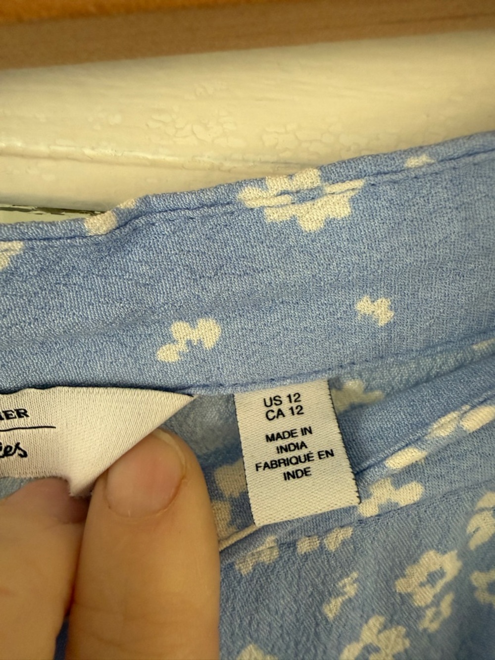 & Other Stories Blue Floral Midi Skirt - Picture 4 of 7